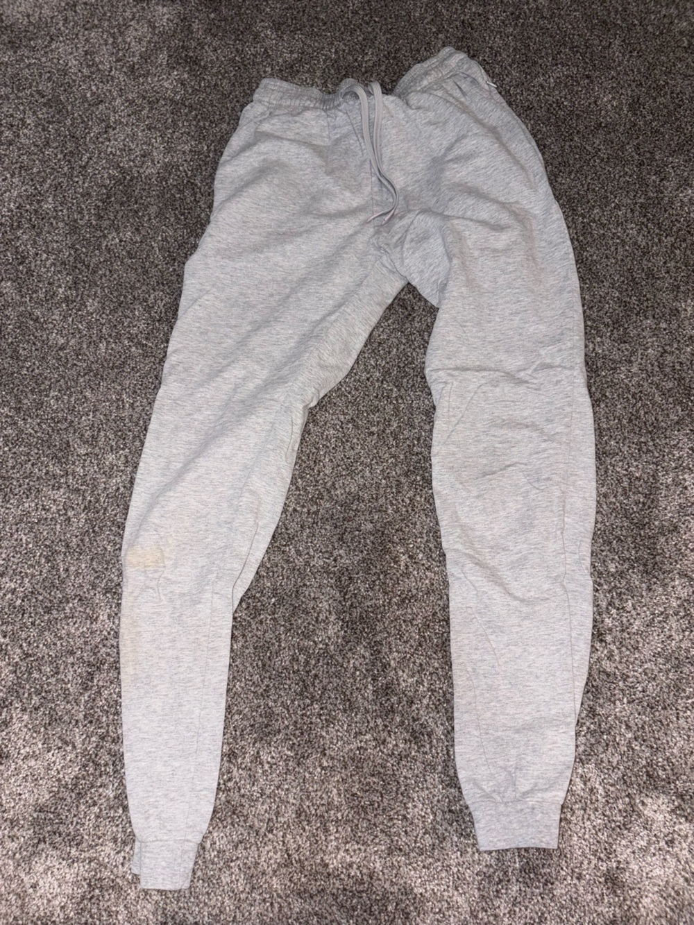 Light Gray Cuffed Sweatpants